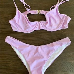 lavender bikini
